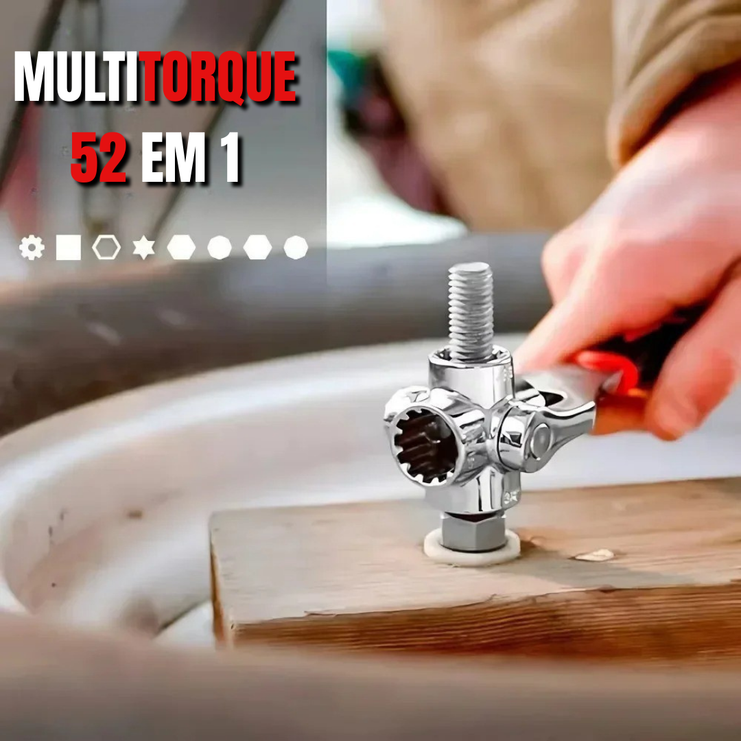 Chave Universal em Aço Carbono 52 em 1  MultiTorque™ - 50% OFF