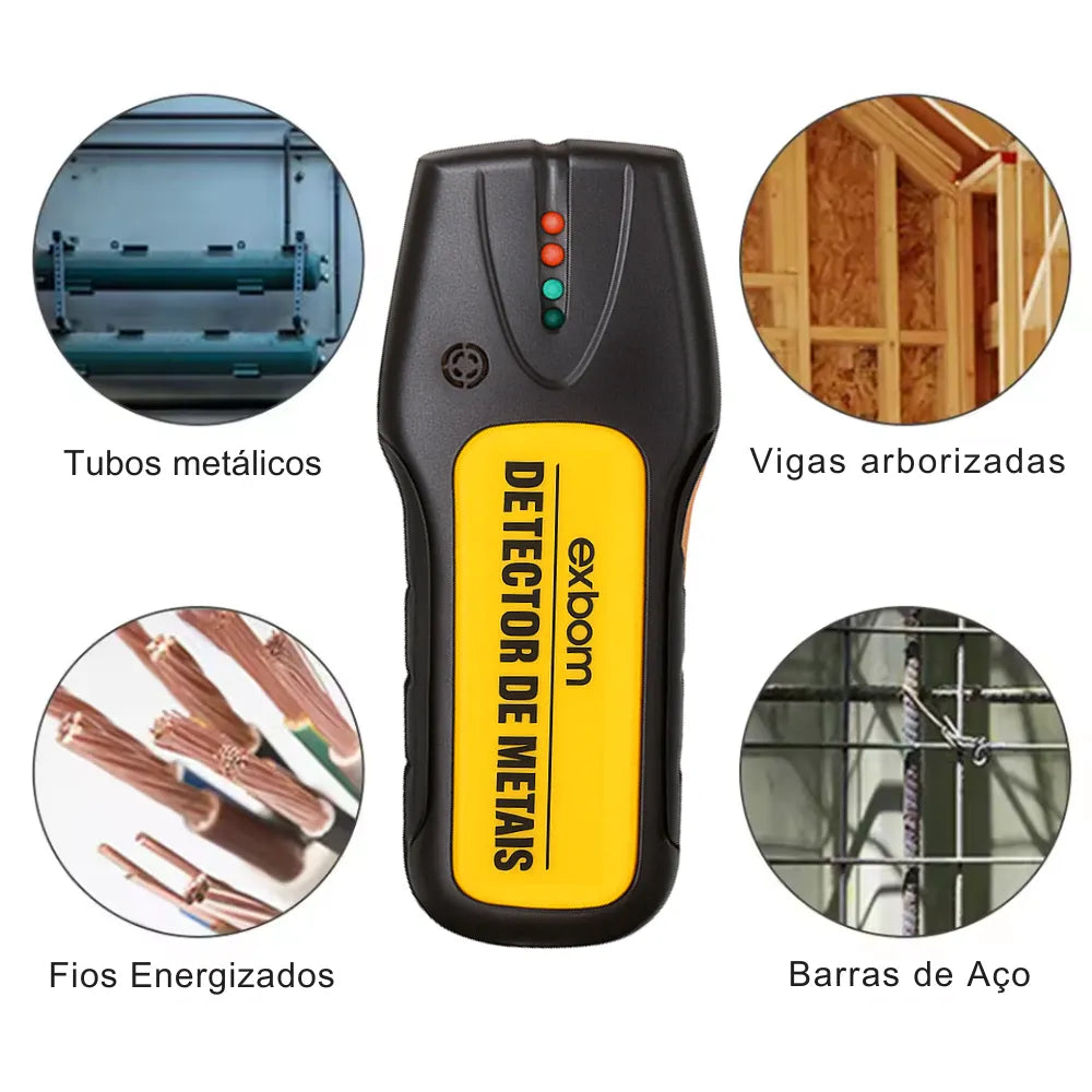 Detector Inteligente de Metal, Canos, Fios e Colunas - Hidrafio™