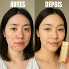 Corretivo Base K-Beauty Coreana 2 em 1 - Cobertura 100% Perfeita e Natural